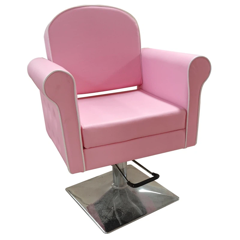 ピンクのサロンチェア